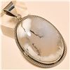Image 1 : Dendrite Opal Pendant Solid Sterling Silver