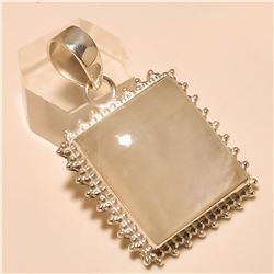 Moonstone Pendant Solid Sterling Silver