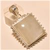 Image 1 : Moonstone Pendant Solid Sterling Silver