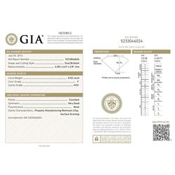 GIA/Oval/F/VVS1/0.52Ct