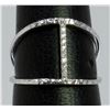 Image 1 : 14K WHITE GOLD RING 2.00GRAM DIAMOND 0.07CT