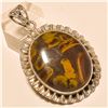 Image 1 : Fruit Disc Pendant Solid Sterling Silver