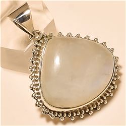Moonstone Pendant Solid Sterling Silver