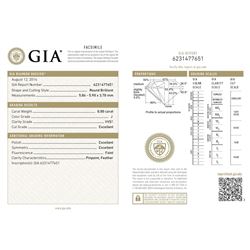 GIA/Round/J/VVS1/0.8Ct