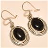 Image 1 : Black Spinel Earring Solid Sterling Silver