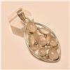 Image 1 : Rose Quartz Pendant Solid Sterling Silver
