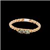Image 1 : 0.10CT NATURAL ALEXANDRITE 14K ROSE GOLD RING