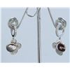 Image 2 : 14K WHITE GOLD EARRING: 7.7G / Diamond: 0.82Ct
