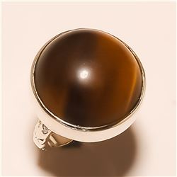 Tiger Eye RING Solid Sterling Silver