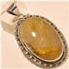 Image 1 : Golden Rutile  Pendant Solid Sterling Silver