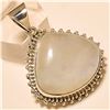 Image 1 : Moonstone Pendant Solid Sterling Silver
