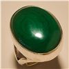 Image 1 : Malachite RING Solid Sterling Silver
