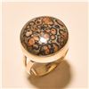 Image 1 : Leopard Jasper RING Solid Sterling Silver