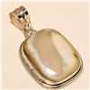 Image 1 : Brown Jasper Pendant Solid Sterling Silver
