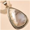 Image 1 : Dendrite Opal Pendant Solid Sterling Silver