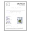 Image 3 : 14K WHITE GOLD PERIDOT PENDANT: 9.1G / Diamond: 1.18Ct / Peridot : 3.01Ct