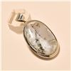 Image 1 : Dendrite Opal Pendant Solid Sterling Silver