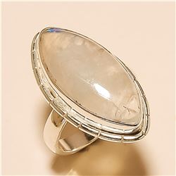 Moonstone RING Solid Sterling Silver