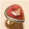 Image 1 : Rhodonite RING Solid Sterling Silver