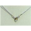 Image 2 : 14K WHITE GOLD TWO TONE DIAMOND NECKLACE/21.9 GRAMS/DIAMOND 1.44CT