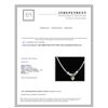 Image 3 : 14K WHITE GOLD TWO TONE DIAMOND NECKLACE/21.9 GRAMS/DIAMOND 1.44CT
