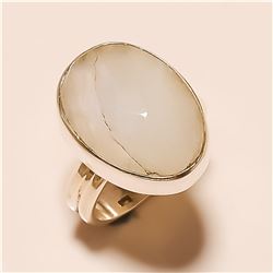 Moonstone RING Solid Sterling Silver