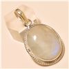 Image 1 : Moonstone Pendant Solid Sterling Silver