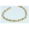 Image 1 : 14K YELLOW DIAMOND BRACELET /11.3 GRAM /DIAMOND 2.44 CT