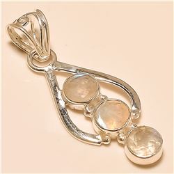 Moonstone Pendant Solid Sterling Silver