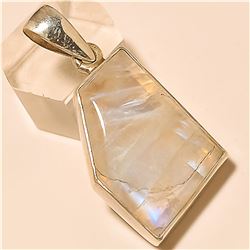 Moonstone Pendant Solid Sterling Silver