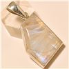 Image 1 : Moonstone Pendant Solid Sterling Silver