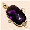 Image 1 : Amethyst Pendant Solid Sterling Silver