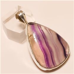 Sage Amethyst Pendant Solid Sterling Silver