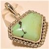 Image 1 : Turquoise Pendant Solid Sterling Silver