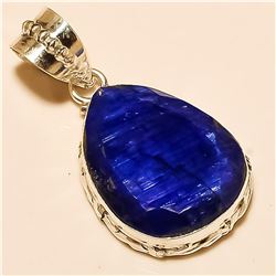 BLUE LAPIS Pendant Solid Sterling Silver