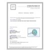 Image 3 : 10.10CT NATURAL PARAIBA COPPER BEARING TOURMALINE 18K WHITE GOLD RING