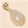 Image 1 : Moonstone Pendant Solid Sterling Silver