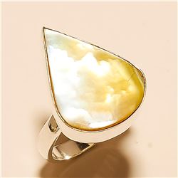 Mother Of Pearl RING Solid Sterling Silver