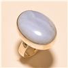 Image 1 : Blue Lace Agate RING Solid Sterling Silver