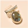 Image 1 : Labradorite Pendant Solid Sterling Silver