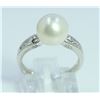 Image 3 : 18K W/G PEARL RING/2.30 GRAMS/PEARL 9.30 MM
