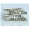 Image 1 : 14K WHITE GOLD RING 11.39 GRAM  DIAMOND 0.74CT