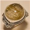 Image 1 : Golden Rutile RING Solid Sterling Silver