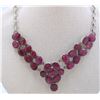 Image 1 : Sterling Silver .925  Necklace With Ruby   77.26Gram