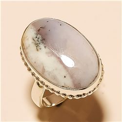 Dendrite Opal RING Solid Sterling Silver