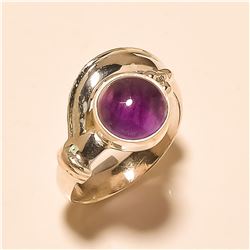Amethyst RING Solid Sterling Silver