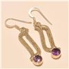 Image 1 : Amethyst Earring Solid Sterling Silver