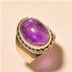 Amethyst RING Solid Sterling Silver