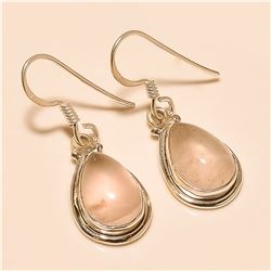 Rose Quartz Earring Solid Sterling Silver