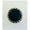 Image 3 : Sterling Silver .925 Green Agate Ring